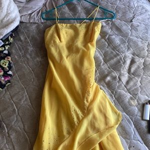 Miss MaMa fashion yellow long dress